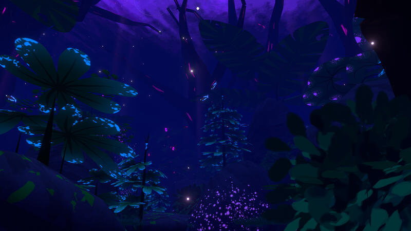 Dreamlit Depths - A world inspired by a world my late then-girlfriend had dreamt of me making for her.