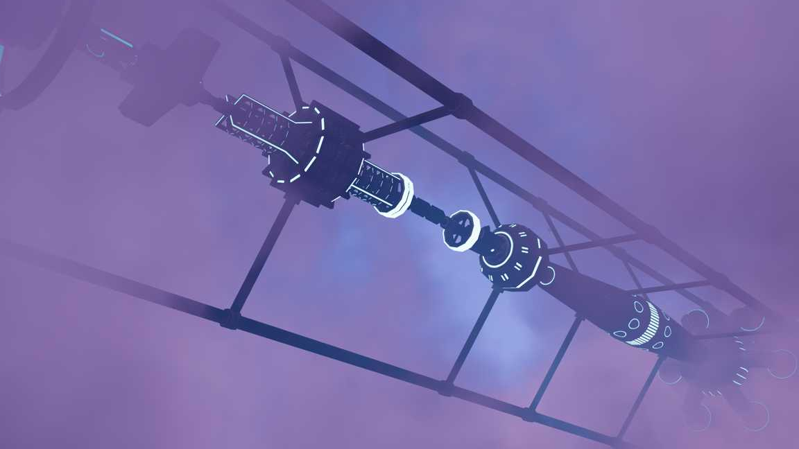 Recent spaceship I modelled and animated!